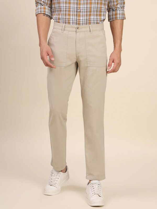 Beige Chino Smart Casual Look Pant - Image 2
