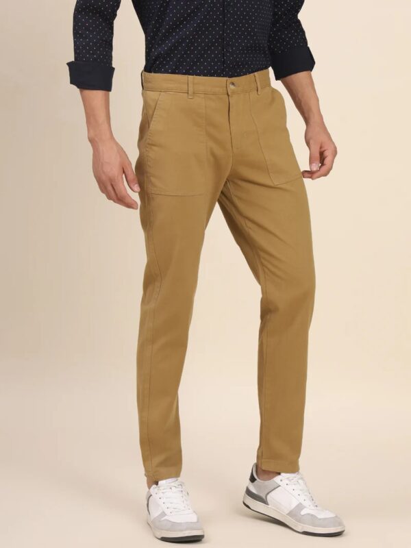 Khaki Chino Smart Casual Look Pant - Image 3