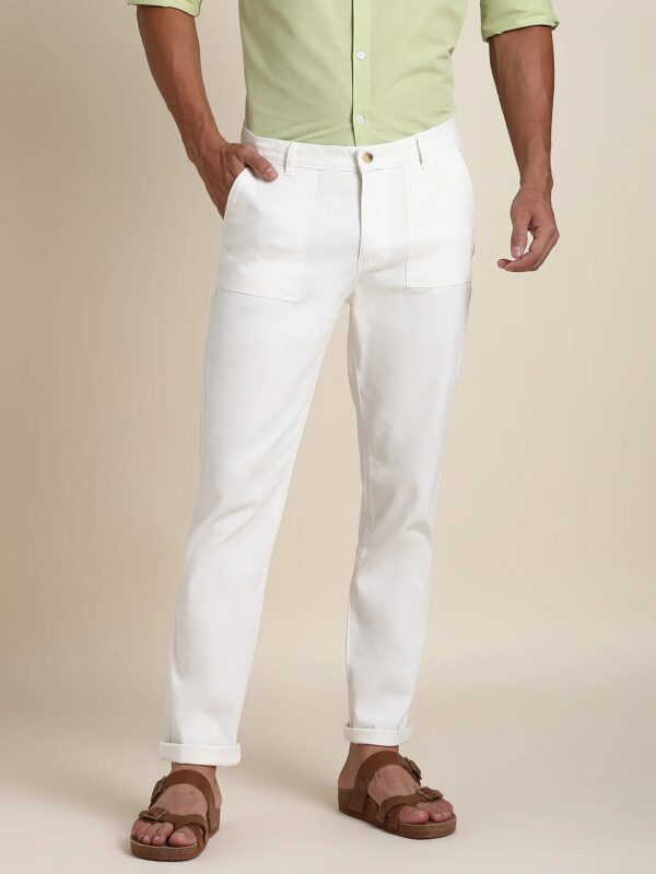 Offwhite Chino Comfortable Casual Look Pant