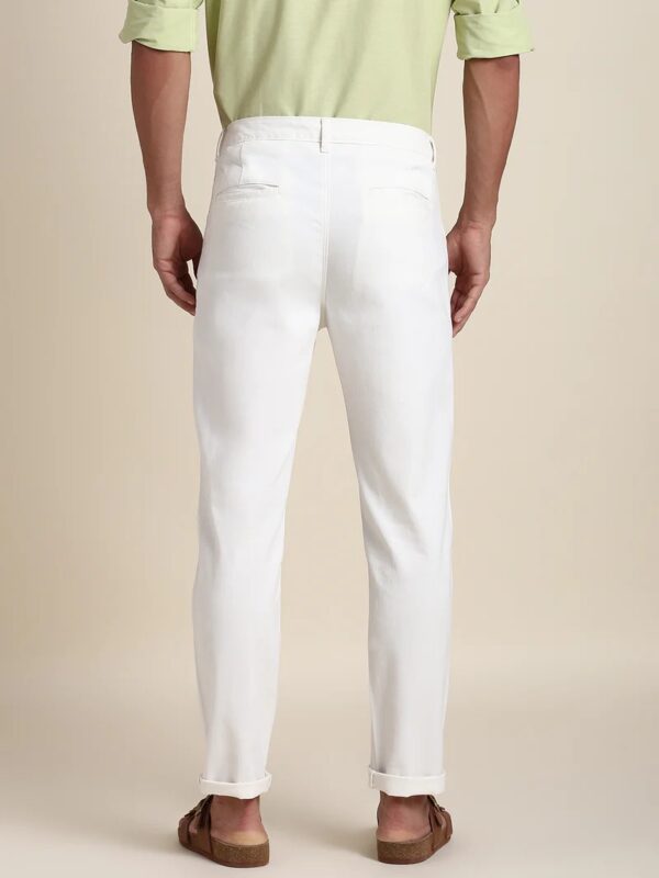 Offwhite Chino Comfortable Casual Look Pant - Image 4
