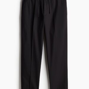 Black Colour Linen Pant